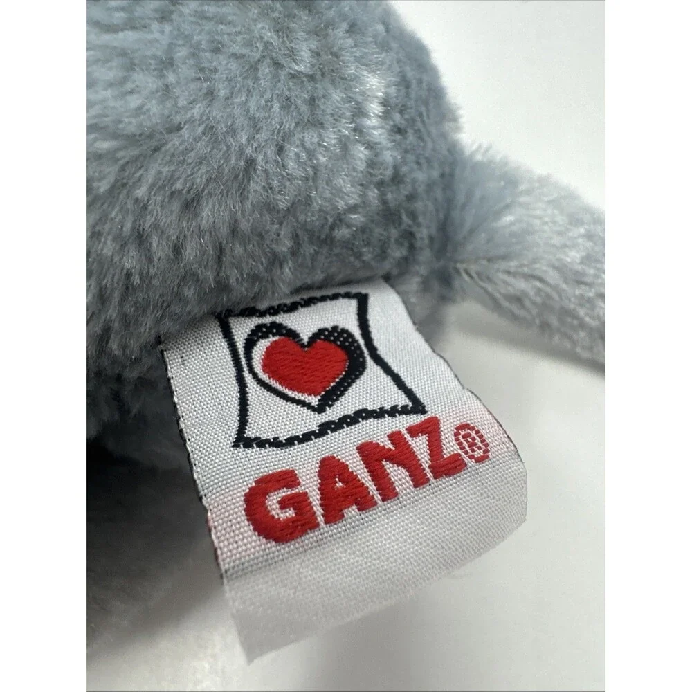 Ganz Webkinz Charcoal Cat HM152 Gray Kitty Plush Stuffed Animal No Code